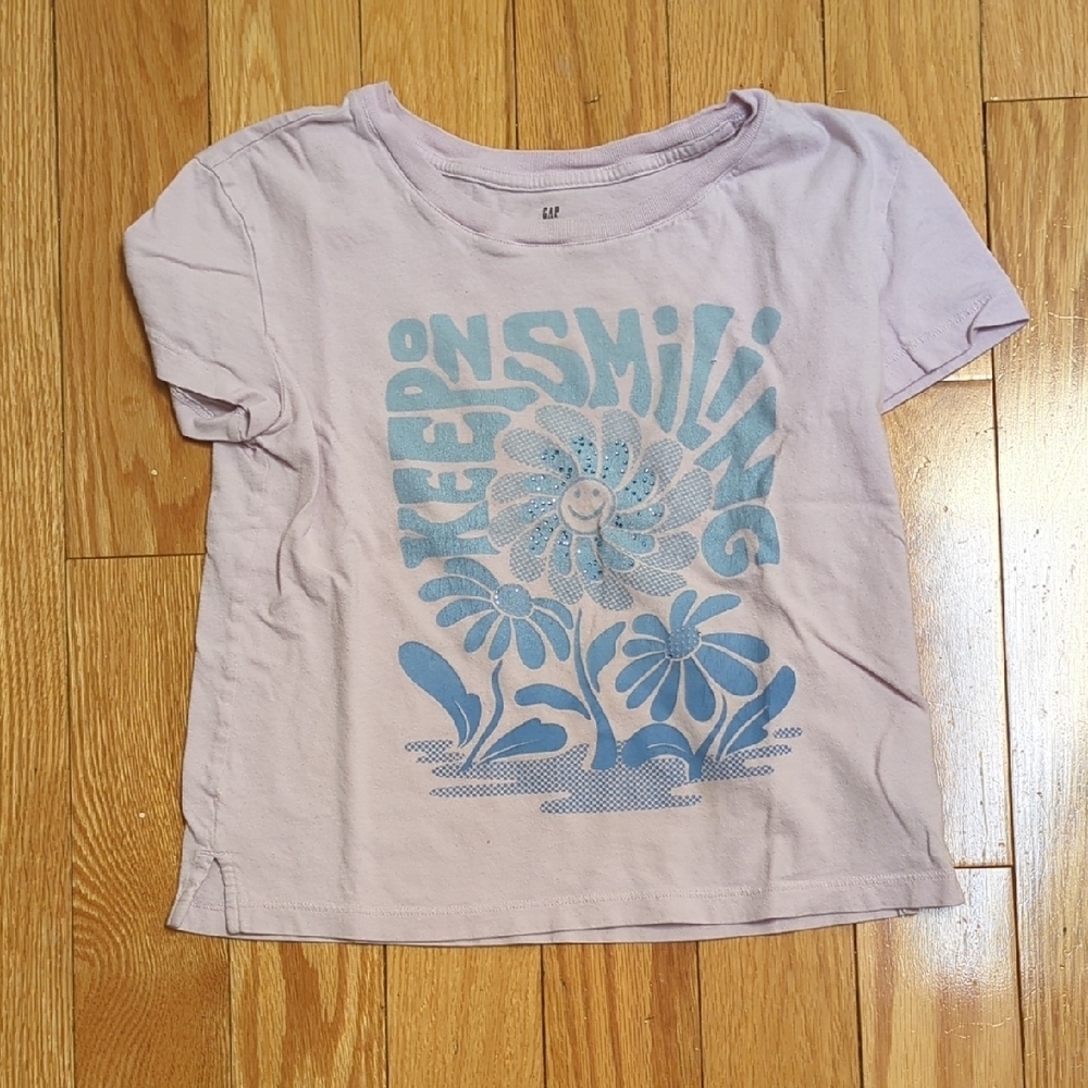 GAP Kids & TCP Girls L 2-Piece Outfit Bundle Graphic Tee & Sequin Jeans)